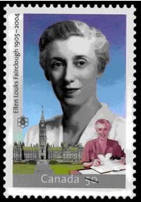 Stamp for the Right Honourable Ellen Fairclough